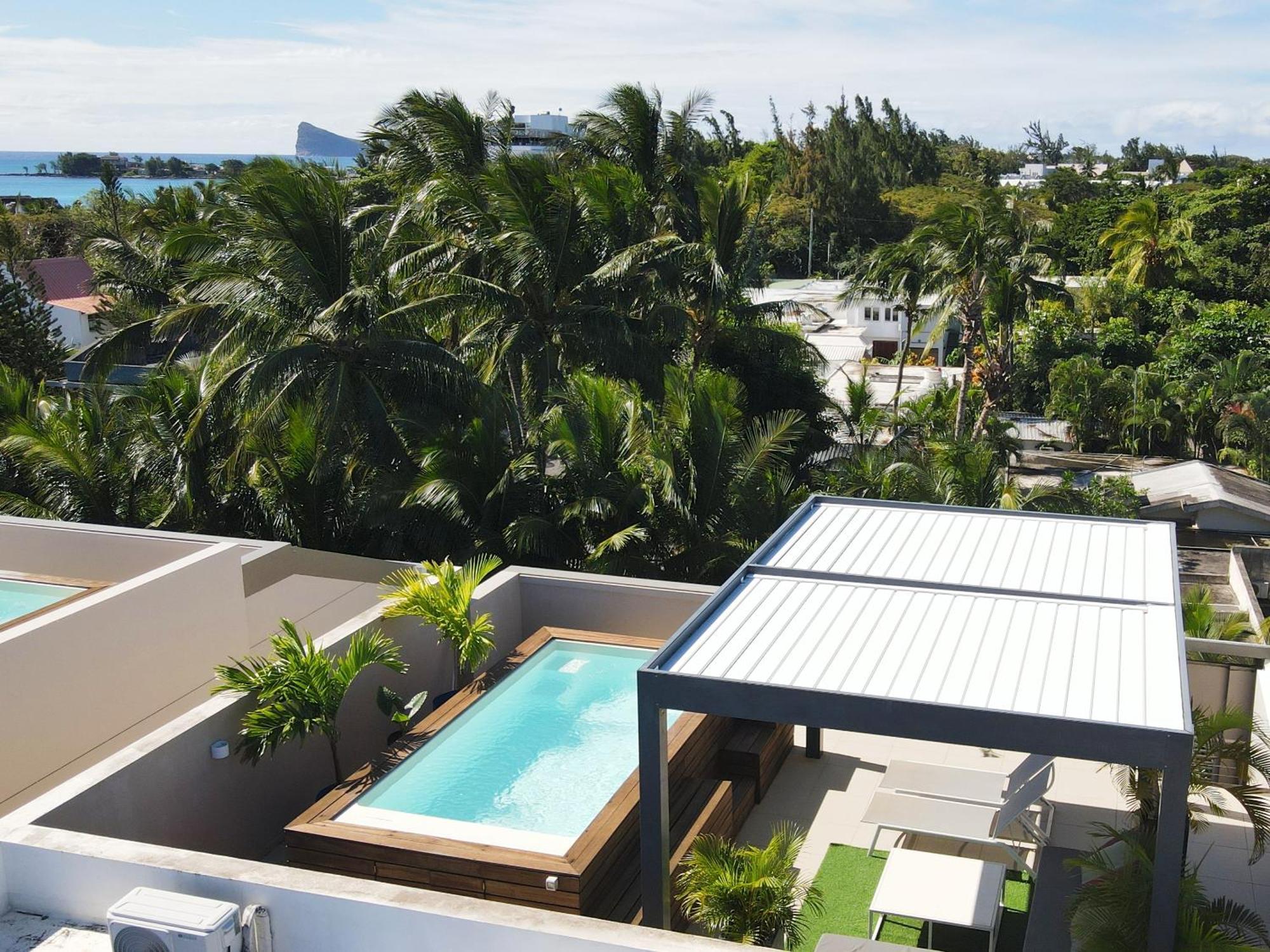 Villa Eden-2 Bedrooms With Private Rooftop Terrace & Pool, Access To Private Beachclub, Ki Residences, Pereybere - Managed By Ksn Grand-Baie Exterior photo